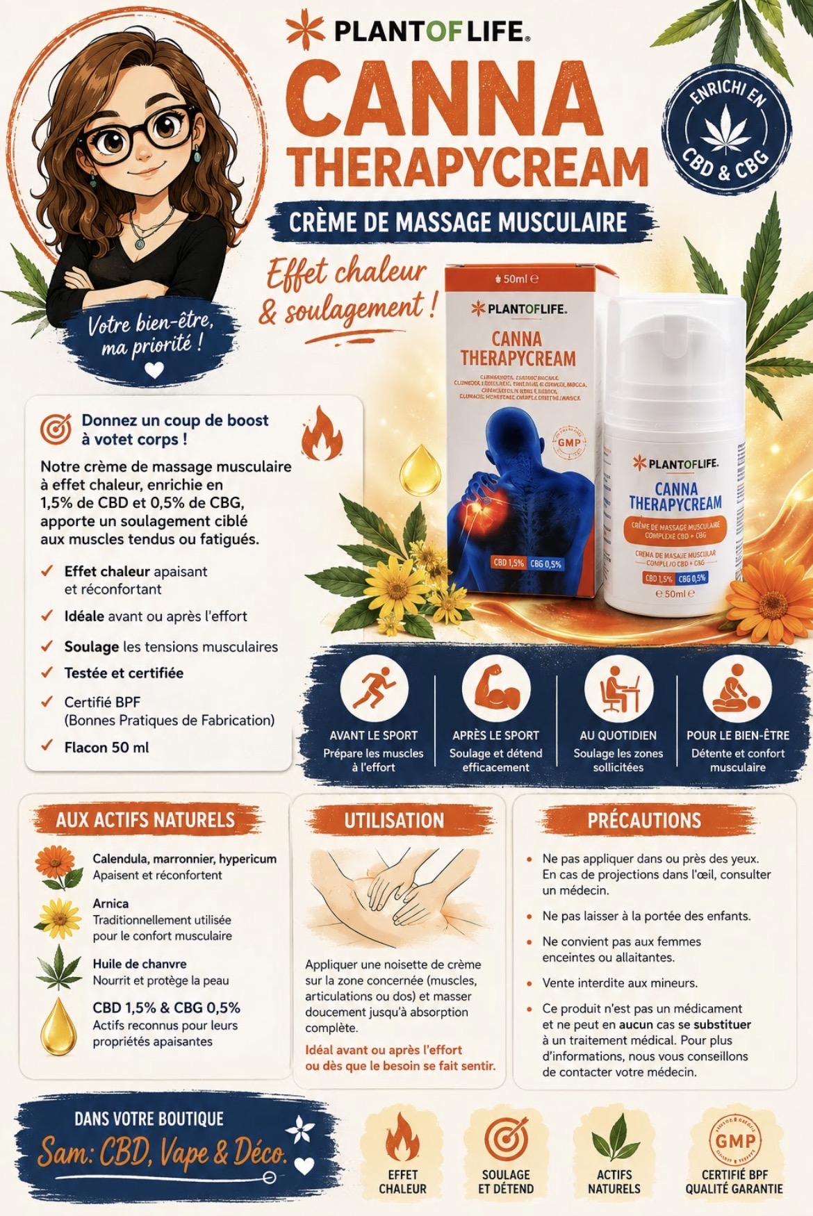 Canna Therapycream chaleur